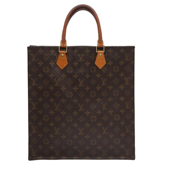 LOUIS VUITTON Monogram Sac Plat Hand Bag - Picture 1 of 14